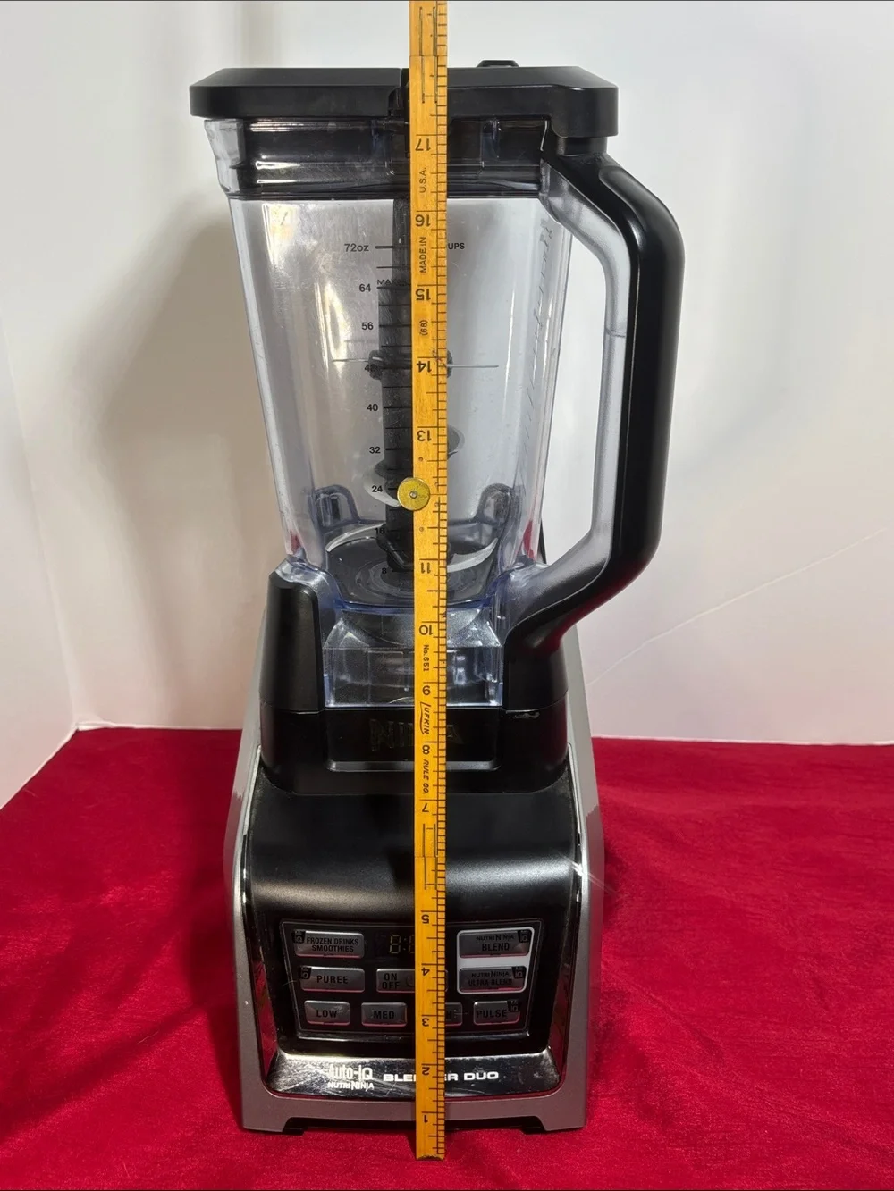 Ninja Blender Duo with Auto-iQ BL642 1200W Professional Blender & 72oz Pitcher